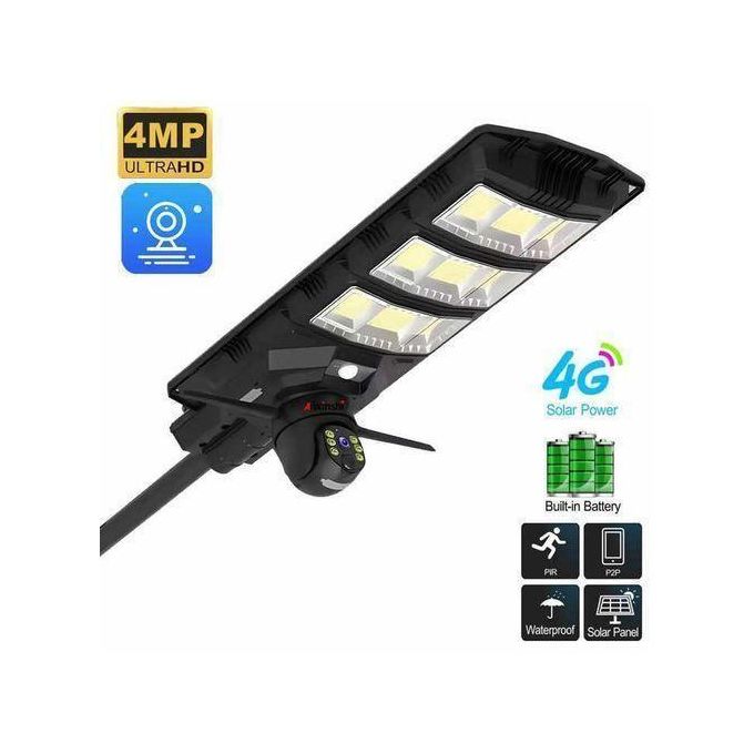V380 Solar Outdoor PTZ Camera + Streetlight